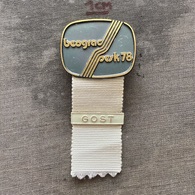 Badge Pin ZN009424 - Rowing Kayak Canoe Yugoslavia Serbia Belgrade Beograd World Championship 1978 GOST - Aviron