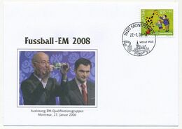 SUISSE - Enveloppe WM 2008 - Tirage Des Groupes De Qualification - Montreux - 27/1/2008 - 2006 – Duitsland