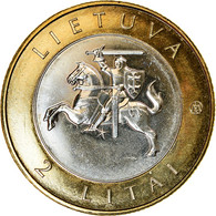 Monnaie, Lithuania, 2 Litai, 2012, Druskininkai, SPL, Bi-Metallic, KM:184.1 - Lithuania