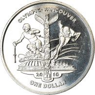 Monnaie, Sierra Leone, Dollar, 2009, British Royal Mint, Jeux Olympiques D'hiver - Sierra Leona