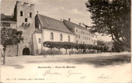 Neuveville - Place Du Marché (107) * 20. 5. 1900 - La Neuveville