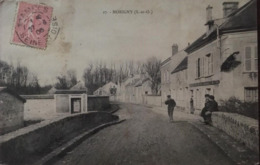 Cpa 1906, Morigny (ex Seine Et Oise, Essonne 91),Pont Animé; Devanture Enseigne  "au Rendez-vous Des Pêcheurs, Babault" - Sonstige & Ohne Zuordnung