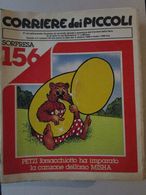 - CORRIERE DEI PICCOLI N 40 / 1980 -  IL PAESE DEI PUFFI - Corriere Dei Piccoli