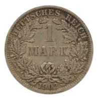 GERMANY - EMPIRE - 1 Mark - 1902 - A - Berlin - Silver - #DE046 - 1 Mark