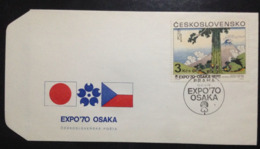 Czechoslovakia, Uncirculated FDC, « Universal Expo », « EXPO '70 », Osaka, 1970 - 1970 – Osaka (Japan)