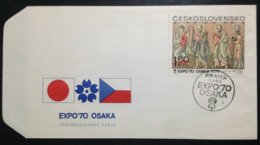 Czechoslovakia, Uncirculated FDC, « Universal Expoisitions », « EXPO '70 », Osaka, 1970 - 1970 – Osaka (Japan)