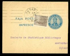 BRIEFOMSLAG Uit 1913 Gelopen Van ARGENTIENIE ROSARIO Naar AMSTERDAM (11.826v) - Storia Postale