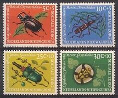 Nederlands Nieuw Guinea NVPH Nr 69/72 Postfris/MNH Kevers Op Planten, Beatles On Plants 1961 - Niederländisch-Neuguinea