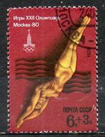 URSS. N°4467 Oblitéré De 1978. Plongeon/J.O. De Moscou. - High Diving