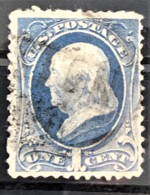 USA 1873 - Canceled - Sc# 156 - 1c - Secret Mark - Gebraucht