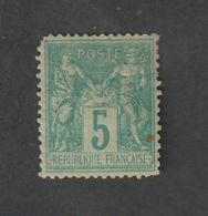 Timbres-  N° 102 - Type Sage - Groupe Allégorique Paix Et Commerce   - 1898  -  Neuf Avec Charnière  - - Other & Unclassified