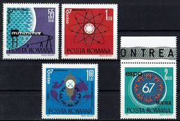 Rumänien // Mi. 2635/2638 ** - 1967 – Montréal (Canada)