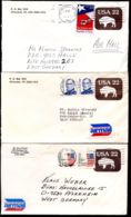 U608 8 PSE Covers BISON Used Domestic And To East- West- Germany 1986-88 - 1981-00