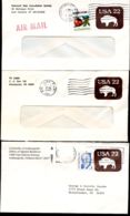 U608b 3 PSE Covers BISON Used Domestic And International 1987-88 - 1981-00