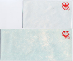 U637 2 Diff. PSE Covers SPIRAL HEART Mint 1995 - 1981-00