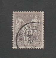Timbres -  N°66 - Type Sage - Groupe Allégorique Paix Et Commerce  -  1876  -  Oblitéré   - - Andere & Zonder Classificatie