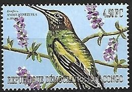 Congo (Kinshsasa) - MNH ** 2001 -     Sword-billed Hummingbird   - Ensifera Ensifera - Kolibries