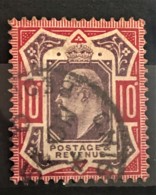 GREAT BRITAIN 1902 - Canceled - Sc# 137 - 10d - Oblitérés