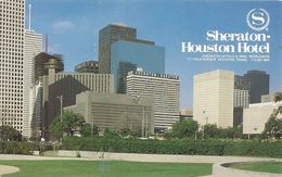 SHERATON HOUSTON HOTEL . 777 POLK AVENUE . HOUSTON . TEXAS . CARTE ECRITE AU VERSO - Houston