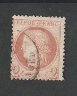 Timbres 1872 -  N°51   - Type Cérès - Dentelé III éme République   - Oblitéré  - - Sonstige & Ohne Zuordnung