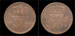 Netherlands Willem I 1 Cent 1827 - 1815-1840: Willem I