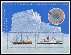 BRD MiNr. Block 57 (2229-2230) ** 100 Jahre Deutsche Antarktisforschung, Postfr. - 2001-2010