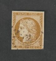 Timbres - N° 1 -  Type  Cérès De 1849 Et 1850  -  1850 - Oblitéré -  Signé  - ** - Sonstige & Ohne Zuordnung
