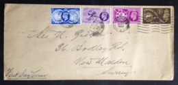Great Britain, Circulated FDC, « U.P.U. », « Universal Postal Union », 1949 - ....-1951 Pre Elizabeth II