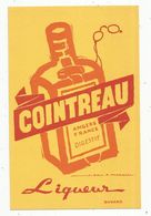 Buvard , Liqueur ,COINTREAU , Angers , Illustrateur Jean Adrien Mercier, Frais Fr 1.65 E - Liquor & Beer