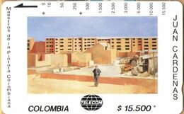 Colombia - CO-MT-38, Tamura, Edificios En Contruccion, Juan Cardenas, Art, 15,500 $, Used As Scan - Colombia