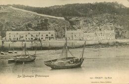 Erquy * Le Port * Cpa Dos 1900 * Bateaux De Pêche - Erquy