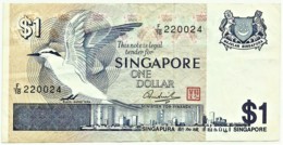 Singapore - 1 Dollar - ND ( 1976 ) - Pick: 9 - Serie F/18 - Singapore