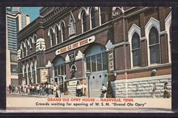 433R * NASHVILLE * TENNESSEE * GRAND OLE OPRY HOUSE * CROWDS WAITING FOR OPENING **! - Nashville