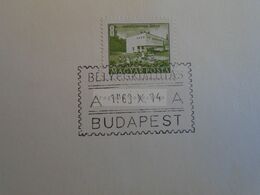 D173185 Hungary Special Postmark Sonderstempel -  Stamp Exhibition  Budapest 1960 - Hojas Completas