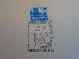 D173195 Hungary Special Postmark Sonderstempel - Hungarian Polish Stamp Exhibition - Jozef Bem - Várpalota  1964 - Hojas Completas