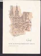 Aalen Bundesliederfest 1952 Sonderstempel - Aalen