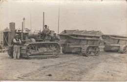 76 - LE GRAND QUEVILLY - Ouvriers Des Travaux Publics (carte Photo) - Le Grand-Quevilly