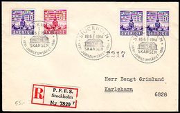 SWEDEN 1941 Skansen Museum FDC.  Michel 283-84 - FDC