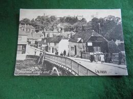 VINTAGE UK SUSSEX: ARUNDEL Castle And Bridge Sepia - Arundel