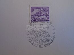 D173213 Hungary Special Postmark Sonderstempel - Dorottya Bál Kaposvár 1961 Ball - Postmark Collection