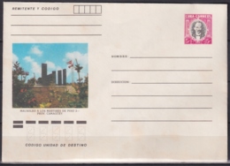 1983-EP-213 CUBA 1983 5c POSTAL STATIONERY COVER. CAMAGUEY, MAUSOLEO MARTIRES DE PINO 3. - Briefe U. Dokumente