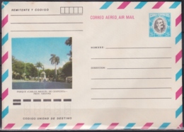 1983-EP-225 CUBA 1983 20c POSTAL STATIONERY COVER. GRANMA, PARQUE CARLOS MANUEL DE CESPEDES. - Lettres & Documents