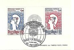 TIMBRE FRANCE OBLITERE 1982 - Bloc N°8 YT - PhilexFrance 82. - Afgestempeld