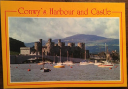 Cpm Conwy's Harbour And Castle, éd John Jones, écrite - Other & Unclassified