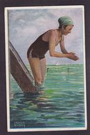 CPA Plongeon Natation Par Ernst Busch Non Circulé Baigneuse - Kunst- Und Turmspringen