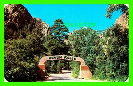 COLORADO SPRINGS, CO - ENTRANCE GATE TO SOUTH CHEYENNE CANON - DEXTER - PUB. BY SANBORN SOUVENIR CO - - Colorado Springs