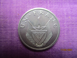 Rwanda: 1 Franc 1969 - Rwanda