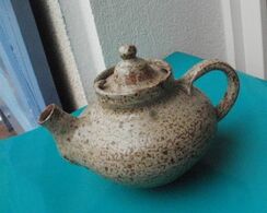 THEIERE En Grès Estampillée LA HULOTE - Vintage - CAYLUS (tarn Et Garonne) - Teapots