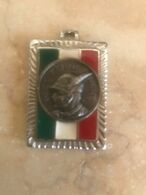 Medaglia Smaltata Alpini W Le Penne Nere Italia Vintage - Italy