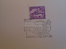 D173261  Hungary Special Postmark Sonderstempel - Sport Museum Exhibition 1962 Budapest - Hojas Completas